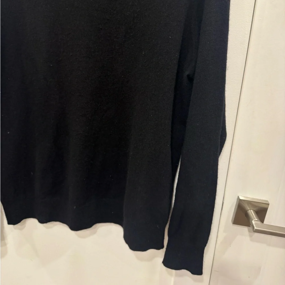 J. Crew Black Crewneck Sweater